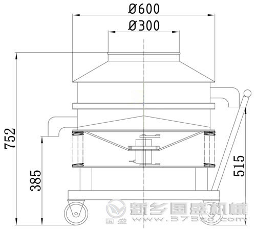 圓形高頻篩結(jié)構(gòu)圖